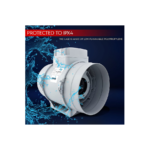 BLAUBERG TURBO 250 Turbo Mixed Flow in Line Extractor Fan 250 mm (9)